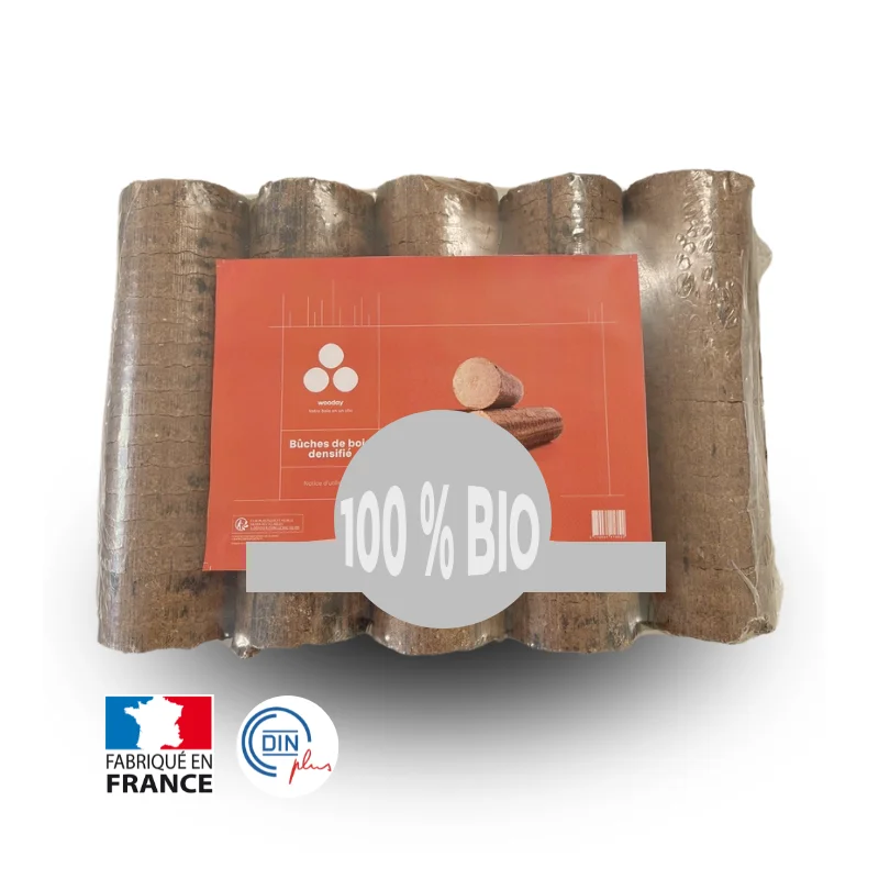 Wooday Komfort-Holzbriketts – Palette mit 96 Packungen