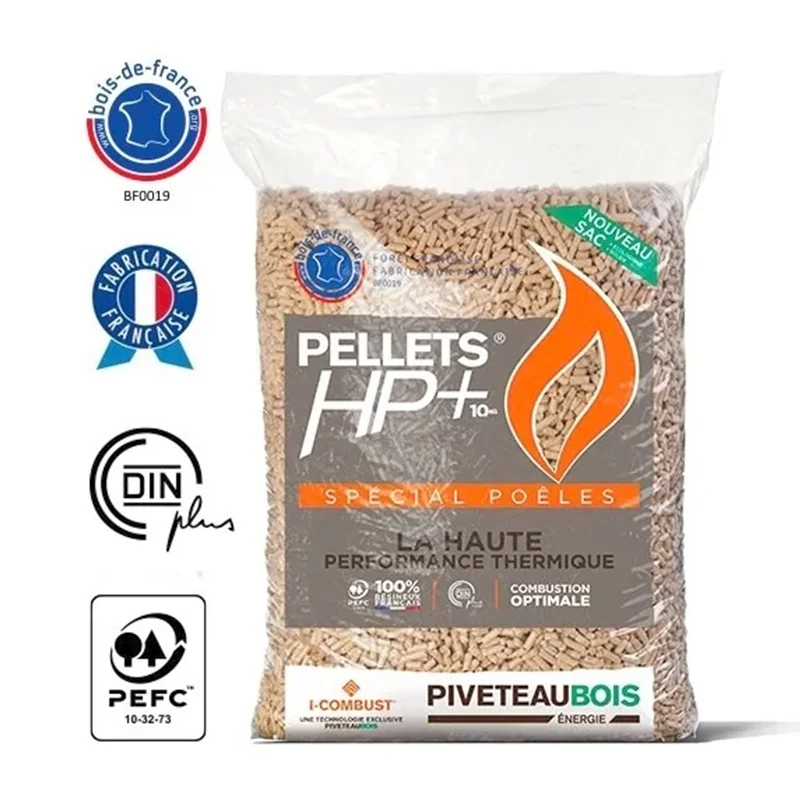 Piveteau HP+ Holzpellets – Palette mit 72 Säcken à 15 kg