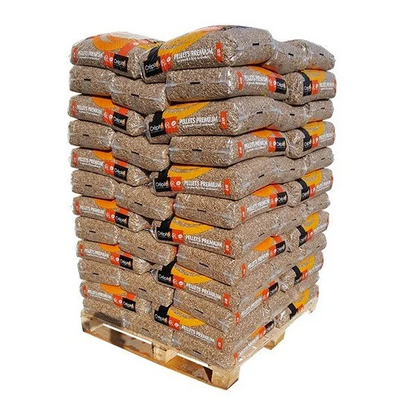 Crépito Holzpellets – Palette mit 72 Säcken à 15 kg